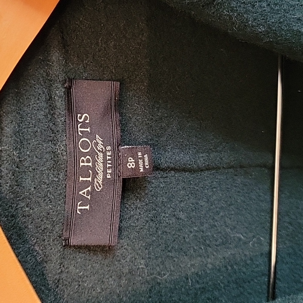 Talbots Wool Blazer Jacket 8 Petite - Picture 2 of 5